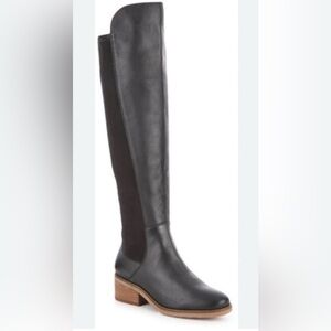 Lucky Brand Black Knee-High Flats